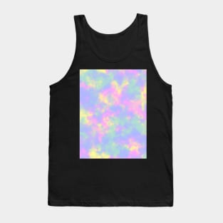 Cute Groovy Pastel Tie Dye Tank Top